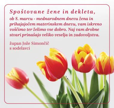 voscilo ob dnevu žena